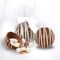 6 Pcs Hot Chocolate Bombs Bulk - Milk Chocolate - Individually Wrapped Christmas Holiday Party Favors (6 Pack)